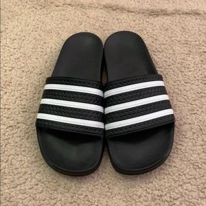 Black Adidas Slides